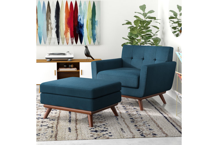 Wayfair chairs with ottoman hot sale